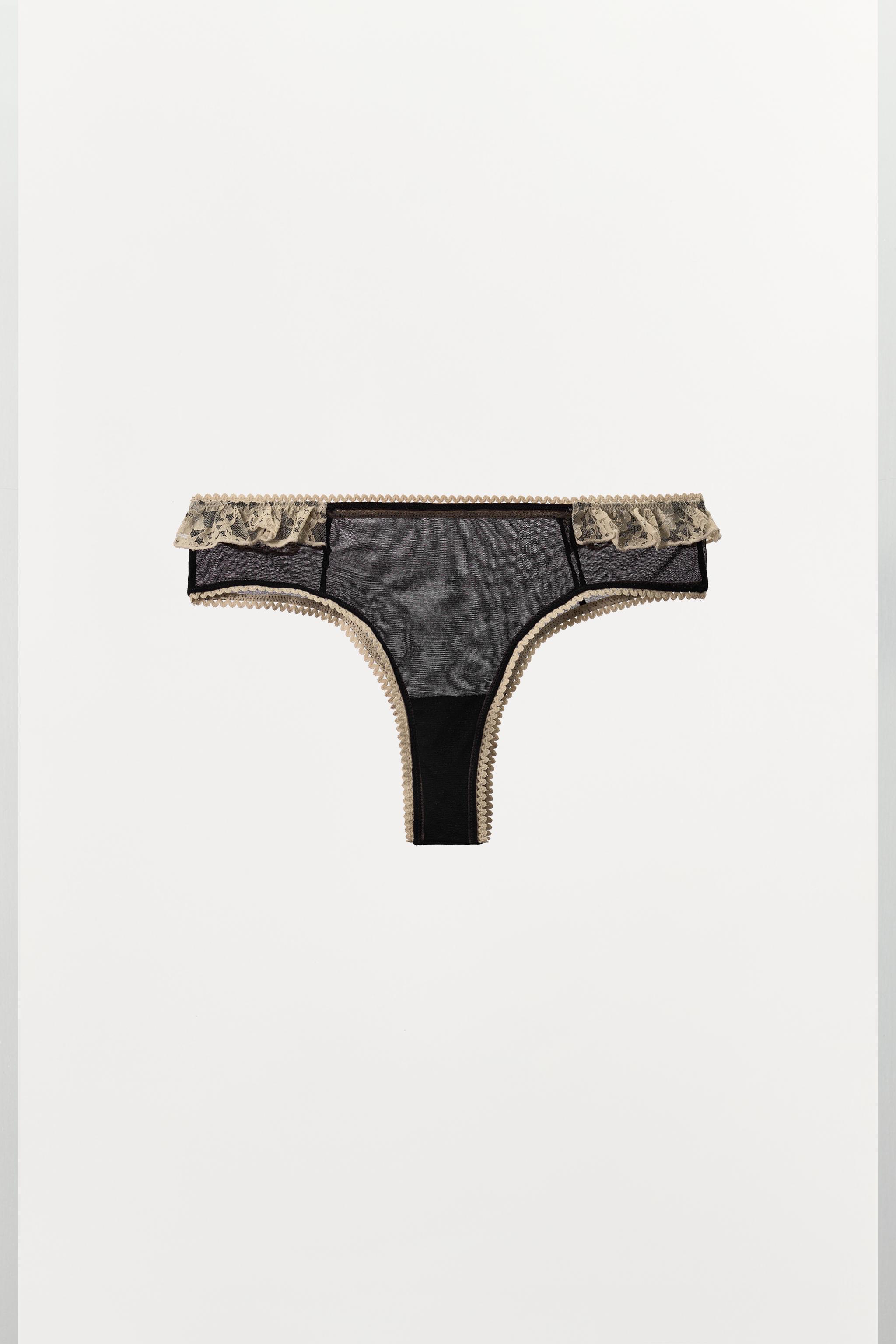 CULOTTE MESH DENTELLE